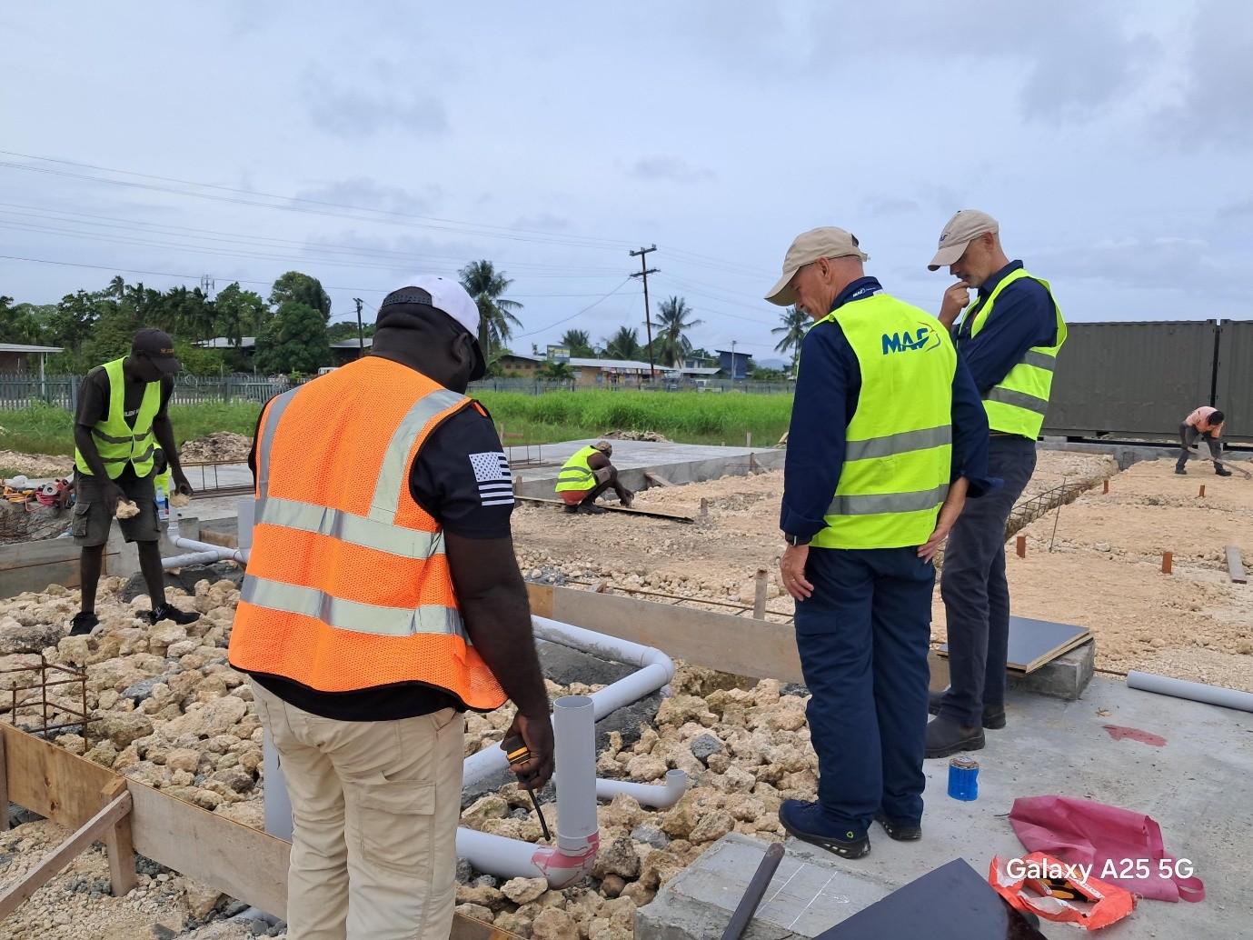 Team collaboration on site